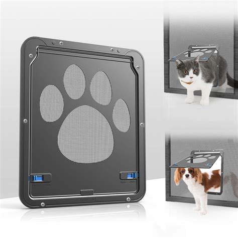 Namsan screen dog door for sliding door inside opening 12 x 14 inches ...