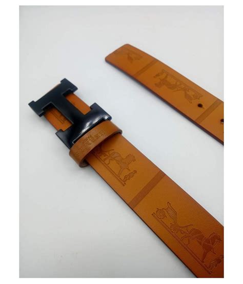 HERMES BELT Tan Leather Casual Belt: Buy Online at Low Price in India - Snapdeal