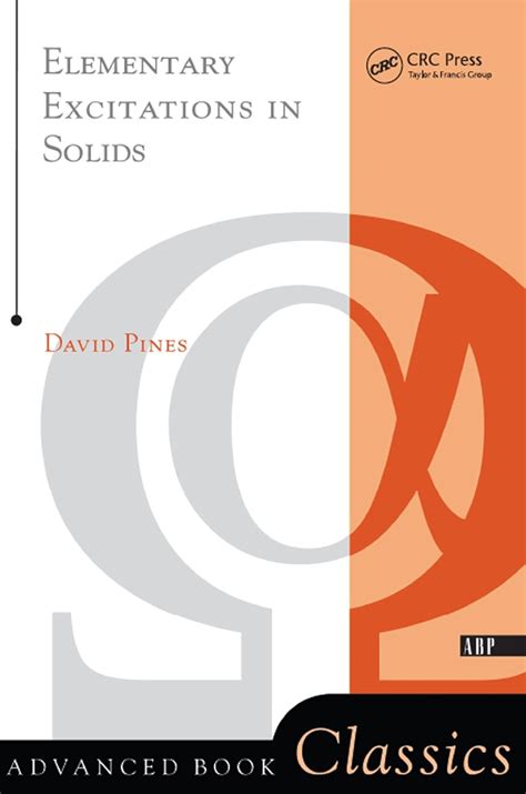 Elementary Excitations In Solids (Frontiers in Physics) eBook : Pines ...