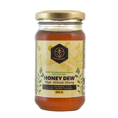 Shiva Organic Honey Dew High Altitude Himalyan Honey 250 gm Pure and ...