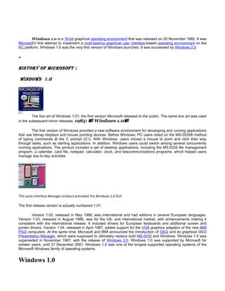 Image result for Windows 1.0 Learning Guide