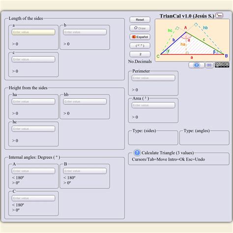 Image result for Triangle Calculator