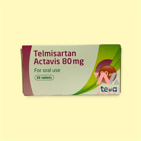 Telmisartan Actavis 80mg - 華民藥房