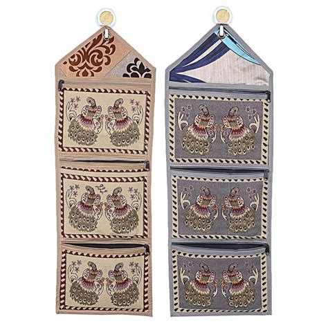 Buy Kuber Industries Cotton 2 Pieces Wall Hanging Magazine Letter ...