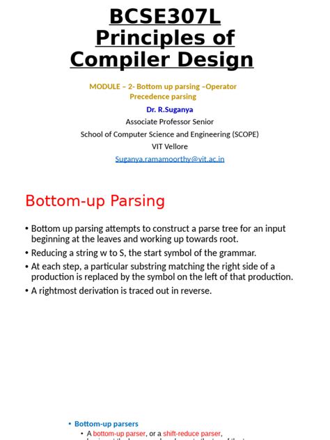 Image result for Operator Precedence Parser