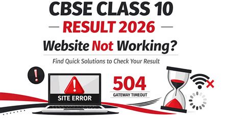 CBSE Class 10 Result 2026 Website Not Working? Try These Fixes