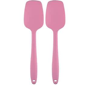 Buy FS COOL Set of 2pcs Silicone Spatula, Silicone Spoon Spatula, Heat ...