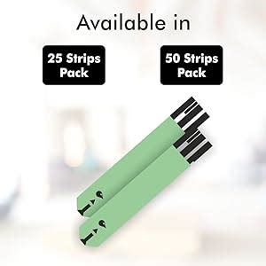 AccuSure Glucometer Test Strips, 50 Strips (Only Strips) Blue : Amazon ...