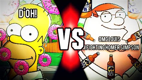 Homer Simpson Vs Peter Griffin (The Simpsons Vs Family Guy) For The tn ...
