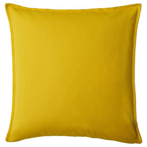 GURLI cushion cover, yellow, 50x50 cm (20x20") - IKEA