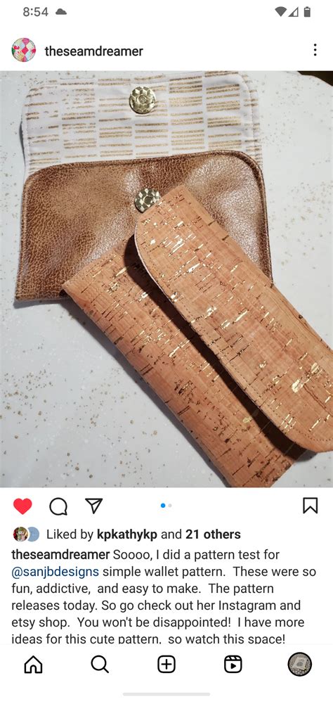 Image result for Sew Simple Wallet Pattern