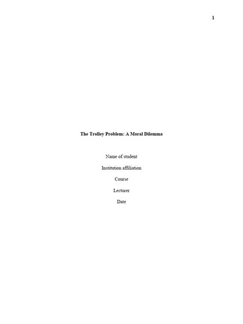 Image result for Trolley Problem Loop