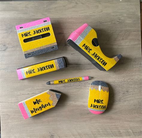 Pencil Full Office Set Teacher Appreciation Cute Office Supplies ...