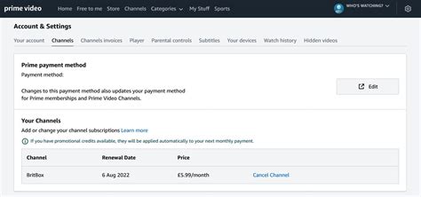 Image result for Amazon Channel Subscriptions
