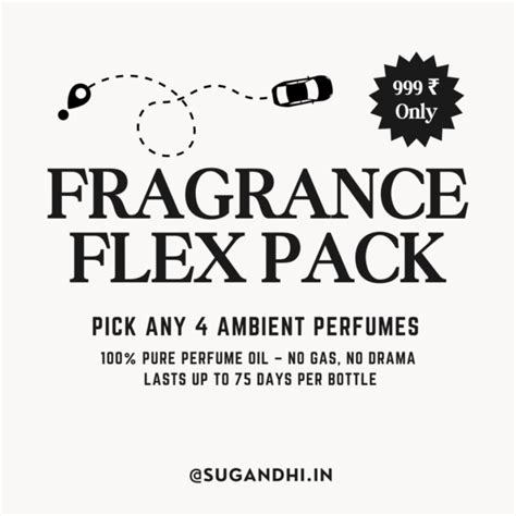 Fragrance Flex Pack - Car Perfumes – Sugandhi