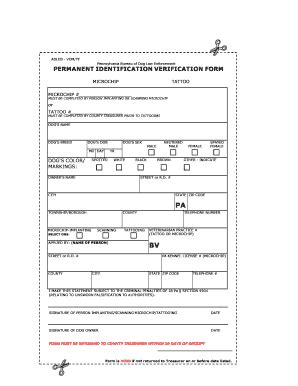 Identification Verification Form - Fill and Sign Printable Template Online