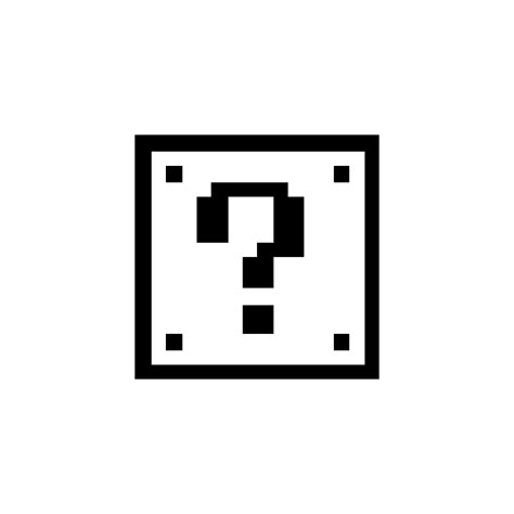 How To Draw Mario Question Mark Box at Lucy Haire blog