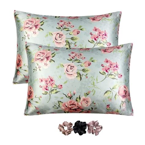 Buy Wesofy Satin Silk Pillow Cover Set of 2 for Hair and Skin|Satin ...