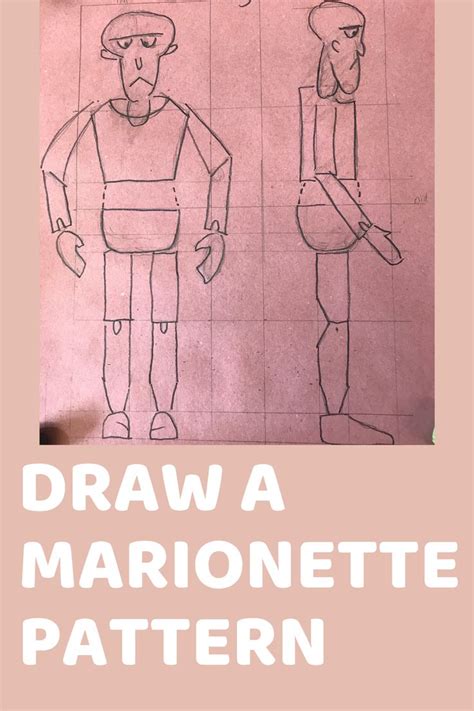 Image result for How to Draw a String Puppet