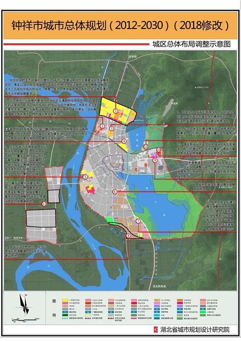 《钟祥市城市总体规划（2012-2030）（2018修改）》规划公示 - 情系钟祥 - 钟祥论坛