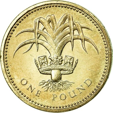 One Pound 1985 Leek and Diadem, Coin from United Kingdom - Online Coin Club