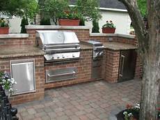 Outdoor Brick Kitchen by Brick Granite Limestone Outdoor Kitchen Traditional Outdoor Brick Kitchen