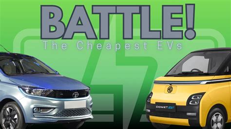 Battle of Budget EVs: Tata Tiago EV vs MG Comet | Carhp India