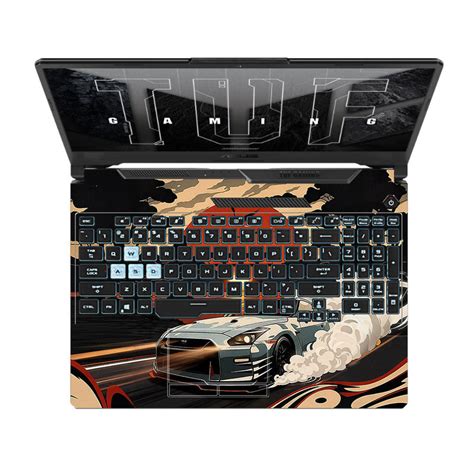 Samurai Rising Sun GTR Asus TUF F15 FX506 & A15 FA506 Laptop Skin