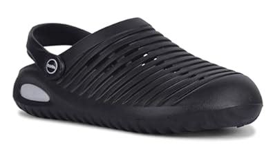 Buy Action ONTC-11 Men Black Grey Clog ONTC0011BKGY07 at Amazon.in