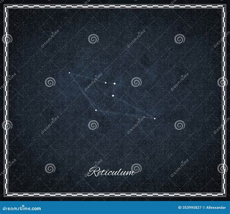 Reticulum Constellation, Cluster Of Stars, Reticle Constellation, The ...