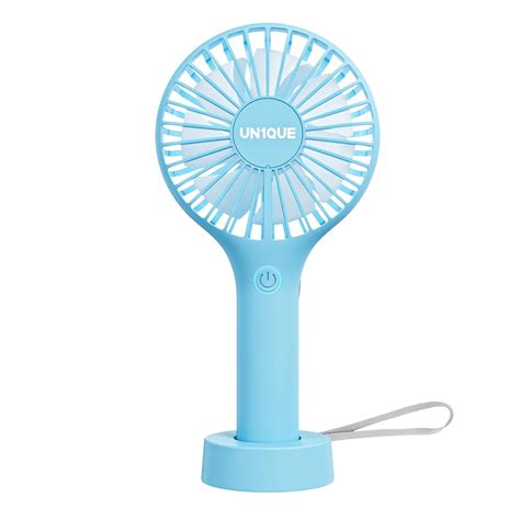 UN1QUE Mini Handheld Fan, Brushless Motor Portable Hand Fan with ...
