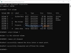 How to Eject a USB Drive Using Command Prompt 的图像结果