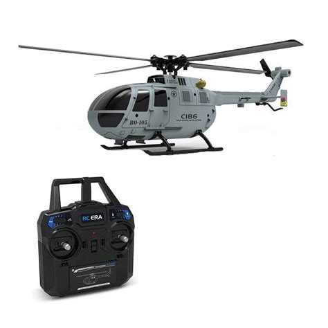 RC ERA C186 BO105 Four-Way Single Propeller Flybarless Helicopter ...