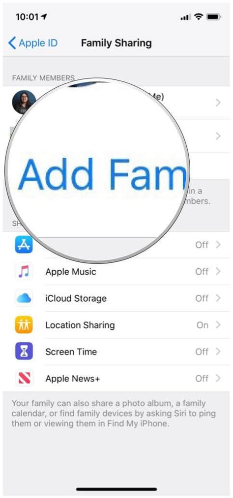 How do you track a family member's iPhone