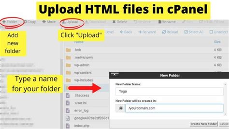 How to Upload a HTML Template to File Manager 的图像结果