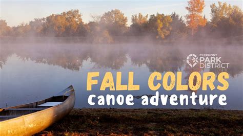 RESCHEDULED Fall Colors Canoe Adventure- REGISTRATION FULL, Chilo Lock ...