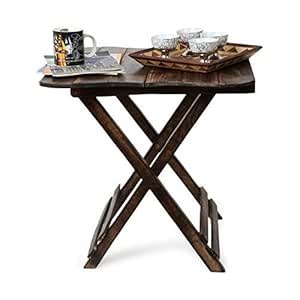 Ascent Shoppee Beautiful Wooden Folding Side Table/Coffee Table[ 12 ...