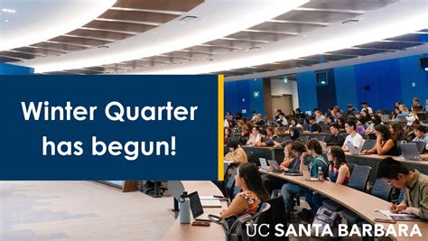 UCSB - Welcome back, Gaucho families! Winter classes have begun and ...
