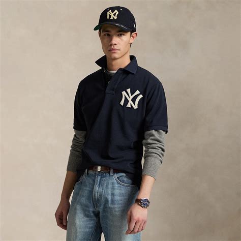 Yankees Polo Ralph Lauren Navy Polo Shirt