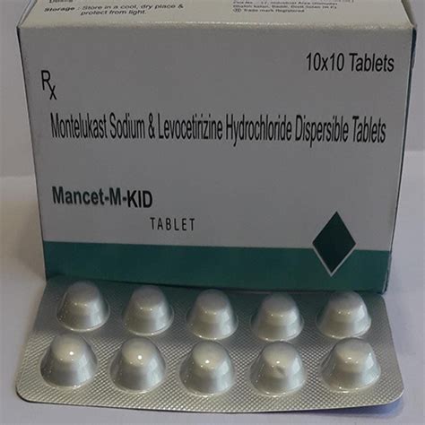Mancet M KID - Montelukast Sodium & Levocetirizine Hydrochloride ...