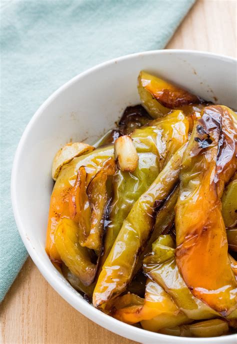 Easy Italian Long Sweet Peppers Fried in Olive Oil - No Plate Like Home