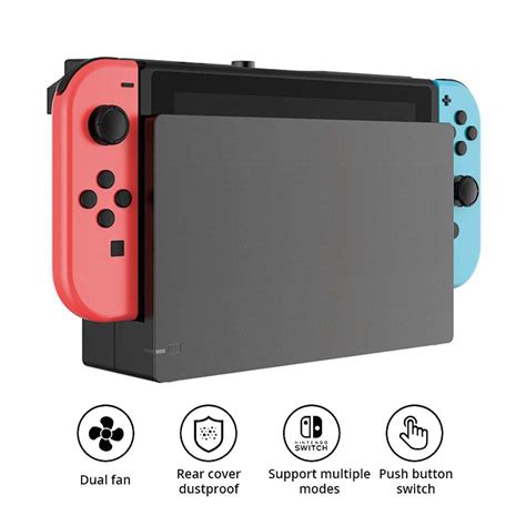 Buy Cooling Fan for NS Switch, Womdee Dock Console Cooler Removable USB ...