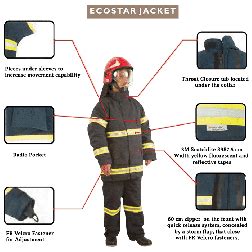 Ceasefire Ecostar Fire Proximity Suits : Infernocart.com - infernocart