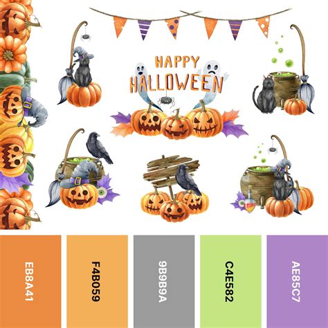 Halloween Color Palette