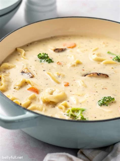 Chicken alfredo tortellini soup – Artofit