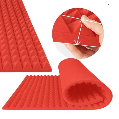 Wygłuszenie Gąbka Pianka Akustyczna 200x100 X 4 Cm Piramidki - Biura ...