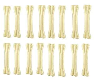 Buy ECO PETS 5 Inches Dog Chew Bones 1Kg. Pack Rawhide Pressed Bone ...