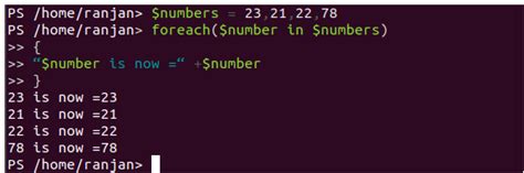 PowerShell Loops Examples 的图像结果