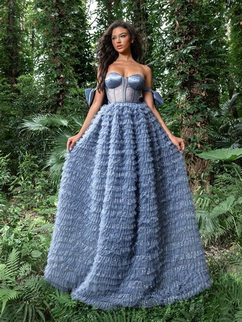 Vestidos de noche y formales elegantes para mujer, para baile de ...