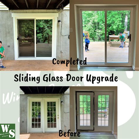 Before and After: Sliding Glass Doors in a Home's Front Yard